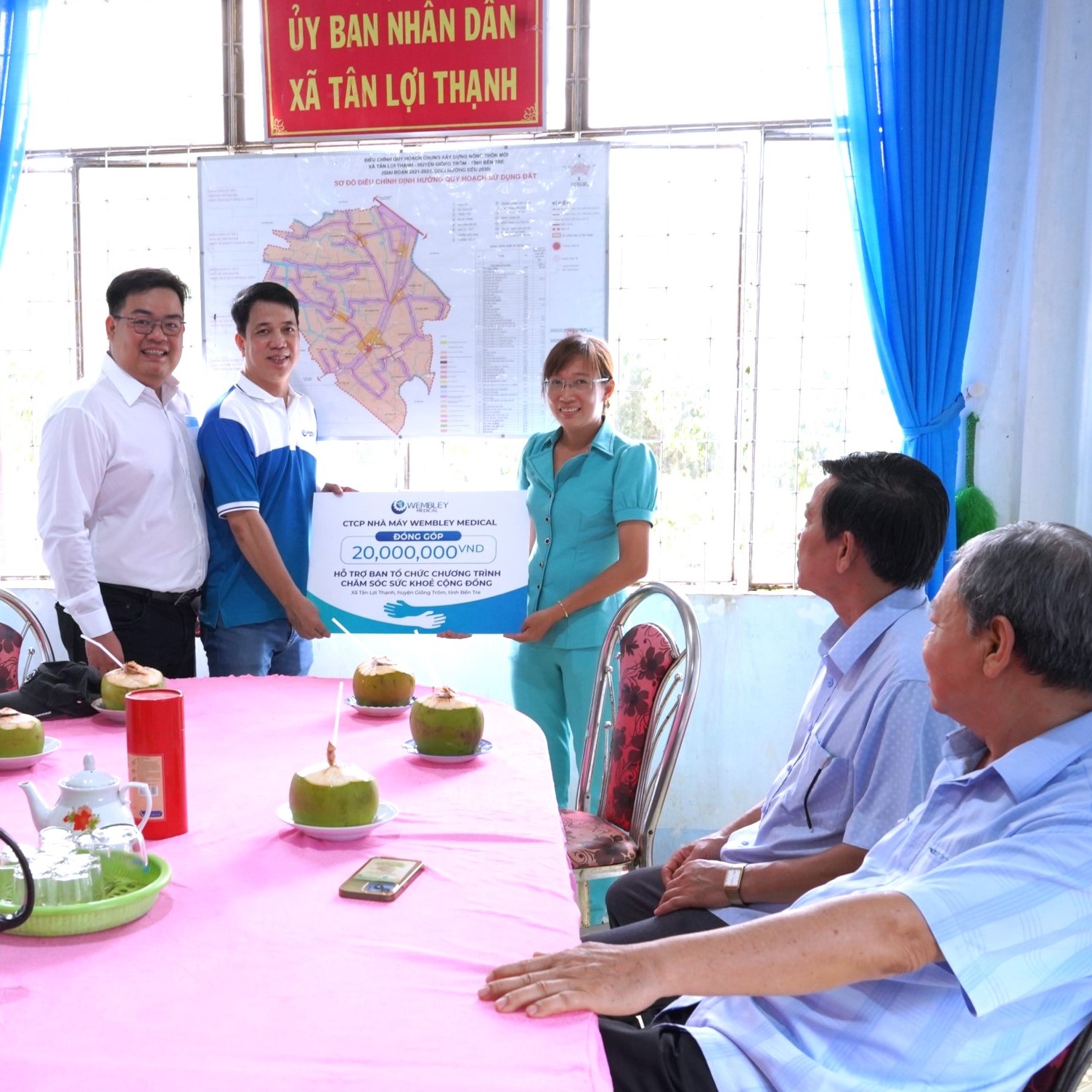 WEMBLEY MEDICAL đồng hành cùng Bệnh viện Đại học Y Dược TP.HCM chăm sóc sức khỏe cho người dân tại huyện Giồng Trôm - tỉnh Bến Tre