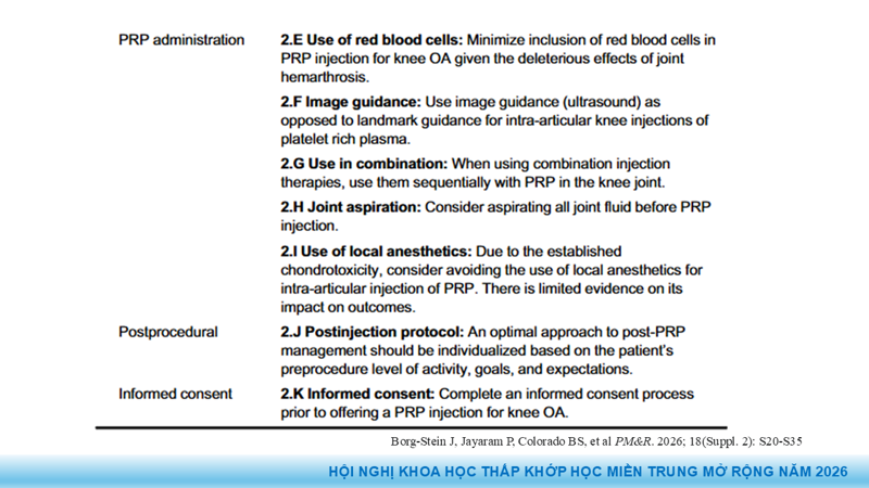 Presentation: Application of PRP in the Treatment of Tendinitis
