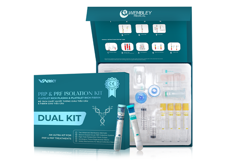DUAL KIT - Bộ Tách chiết Huyết tương giàu tiểu cầu & Fibrin giàu tiểu cầu