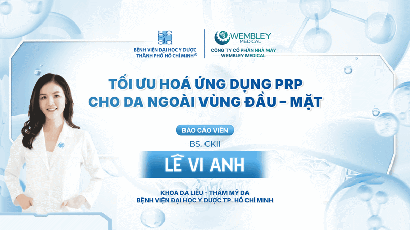 Tối ưu hóa ứng dụng của PRP cho da ngoài vùng đầu - mặt