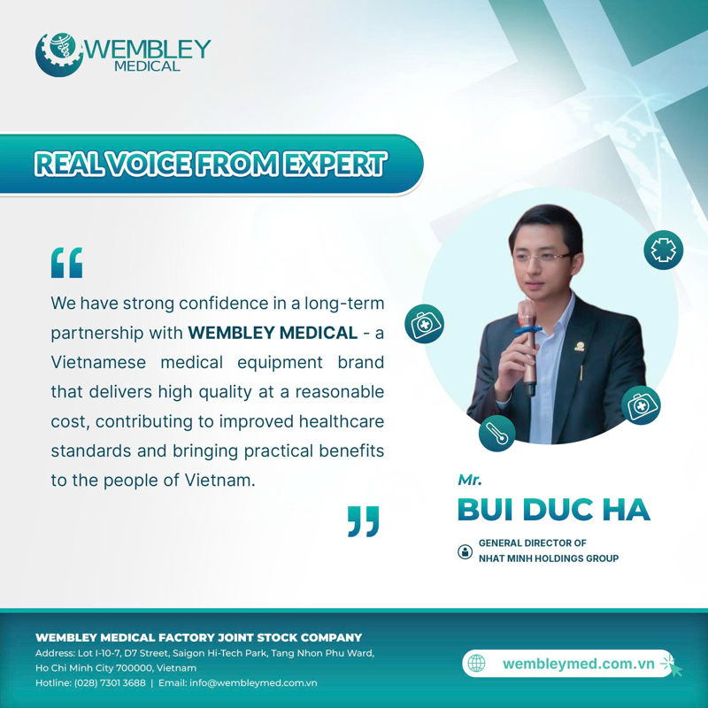 Nhat Minh Holdings Group Reaffirms Their Trust in WEMBLEY MEDICAL for Advancing Vietnam’s Healthcare Quality