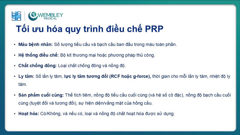 Bài báo cáo: Vai trò của PRP trong điều trị thoái hóa khớp