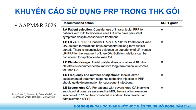 Presentation: Application of PRP in the Treatment of Tendinitis