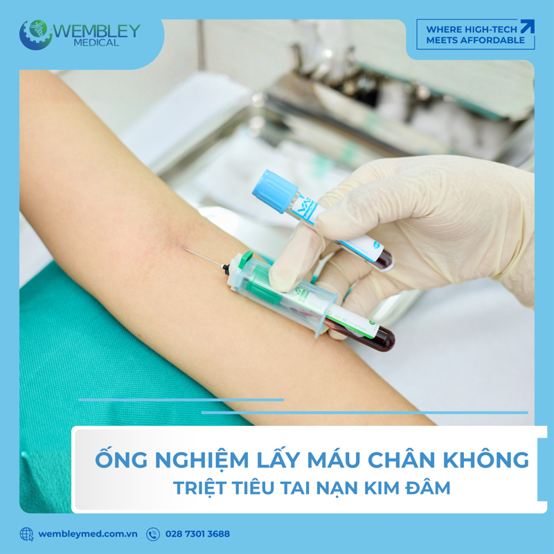 Ống nghiệm lấy máu chân không: Giải pháp loại bỏ tai nạn kim đâm và bảo vệ an toàn cho nhân viên y tế 