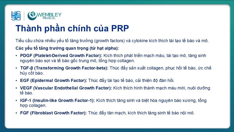 Bài báo cáo: Vai trò của PRP trong điều trị thoái hóa khớp